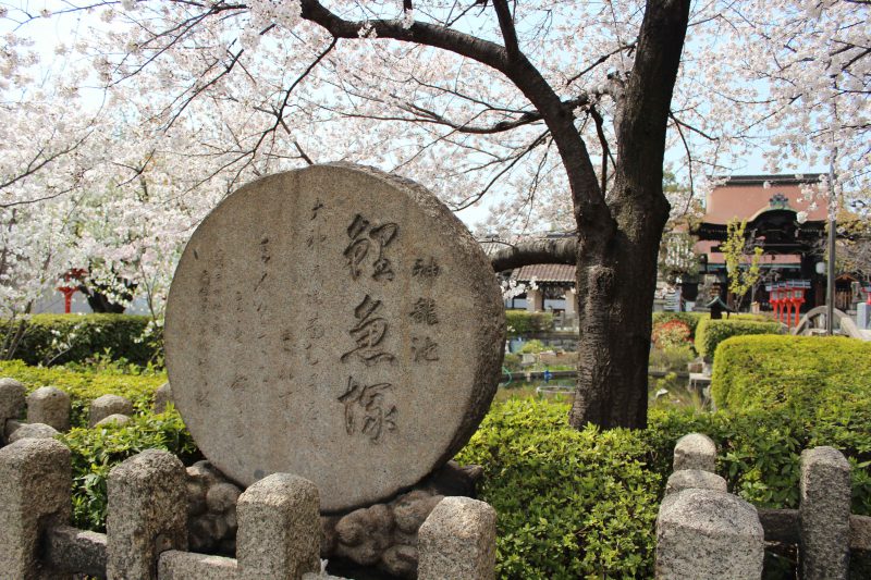 六孫王神社 鯉魚塚