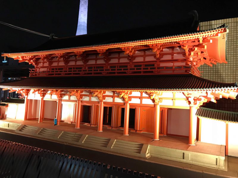 羅城門復元模型