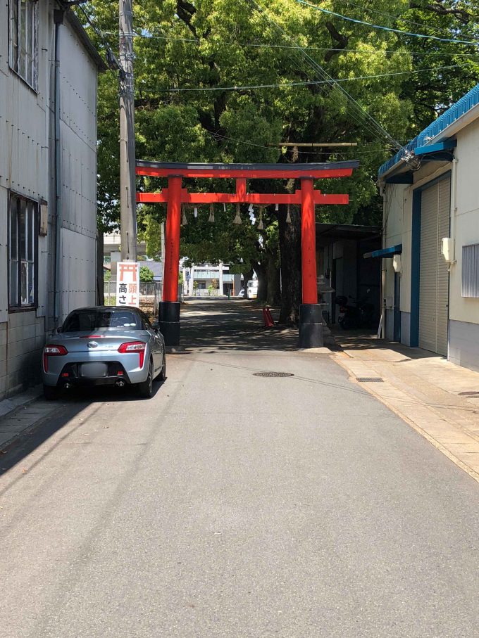 菱妻神社鳥居