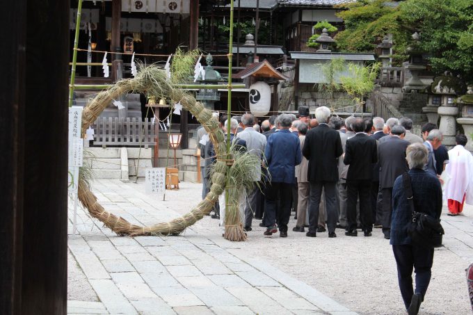 大祓式開始前の様子