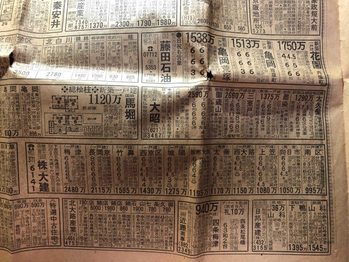 不動産の広告