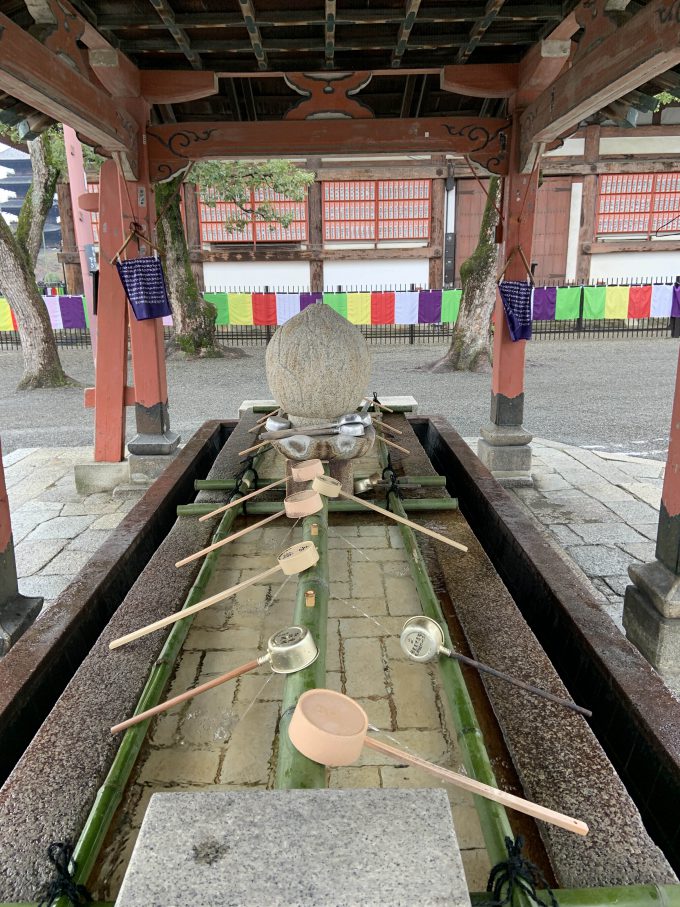 東寺　手水舎