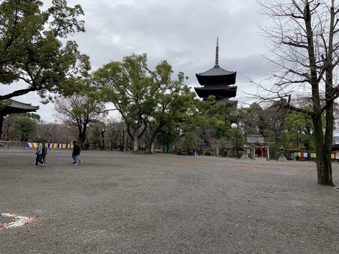 東寺　五重塔　京都タワー