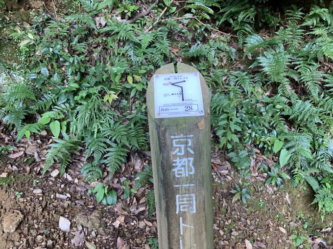 京都一周トレイル西山コース28番