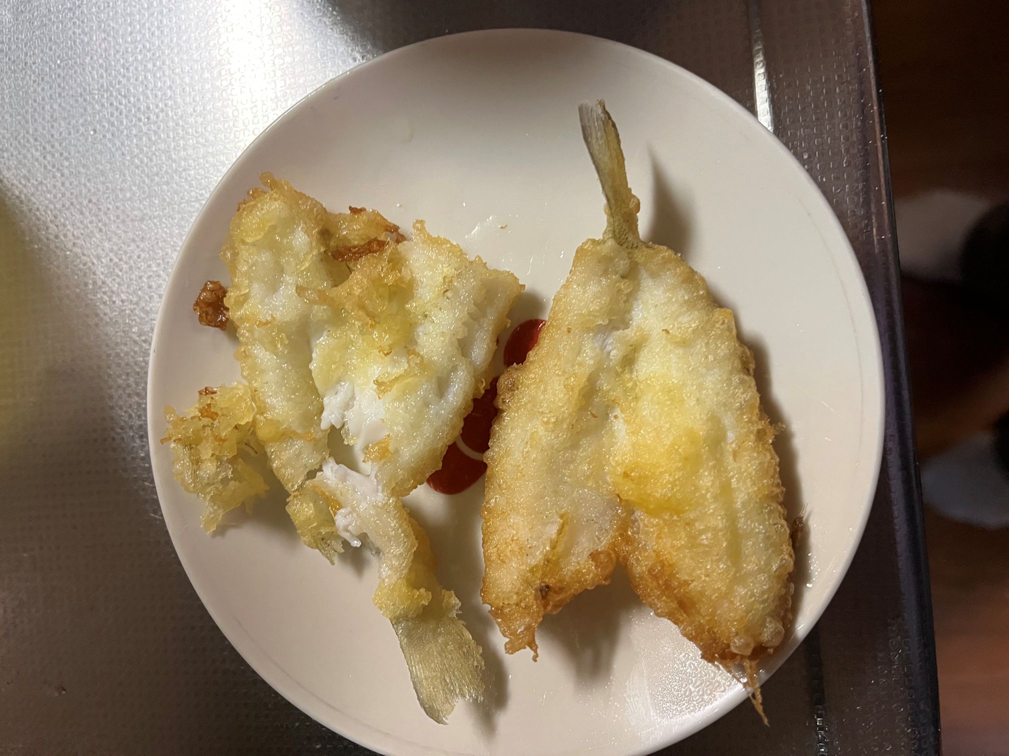 完成した天ぷら