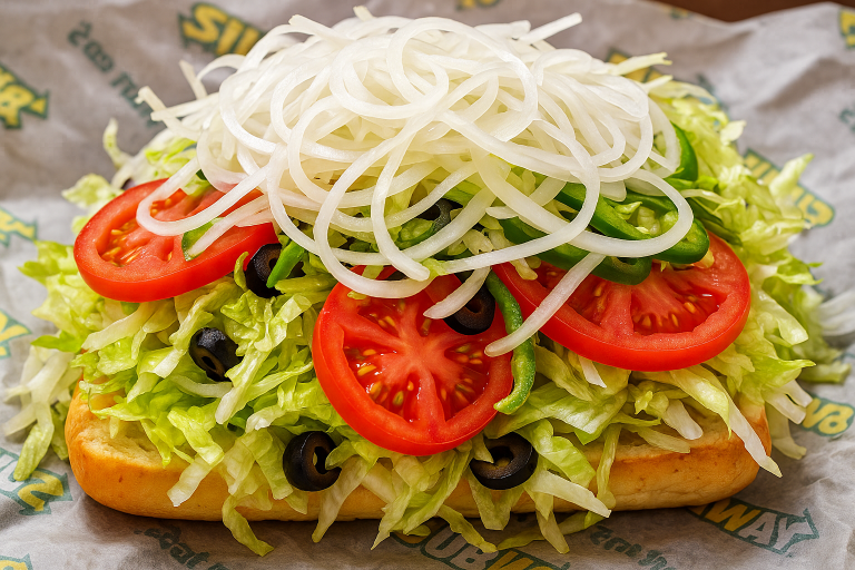 野菜モリモリのサブウェイ風サンドイッチ