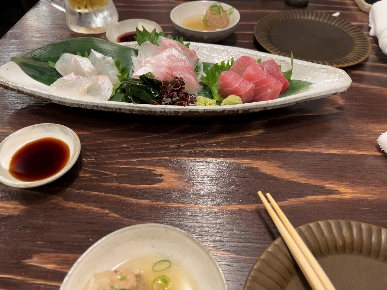 大酒家のお刺身