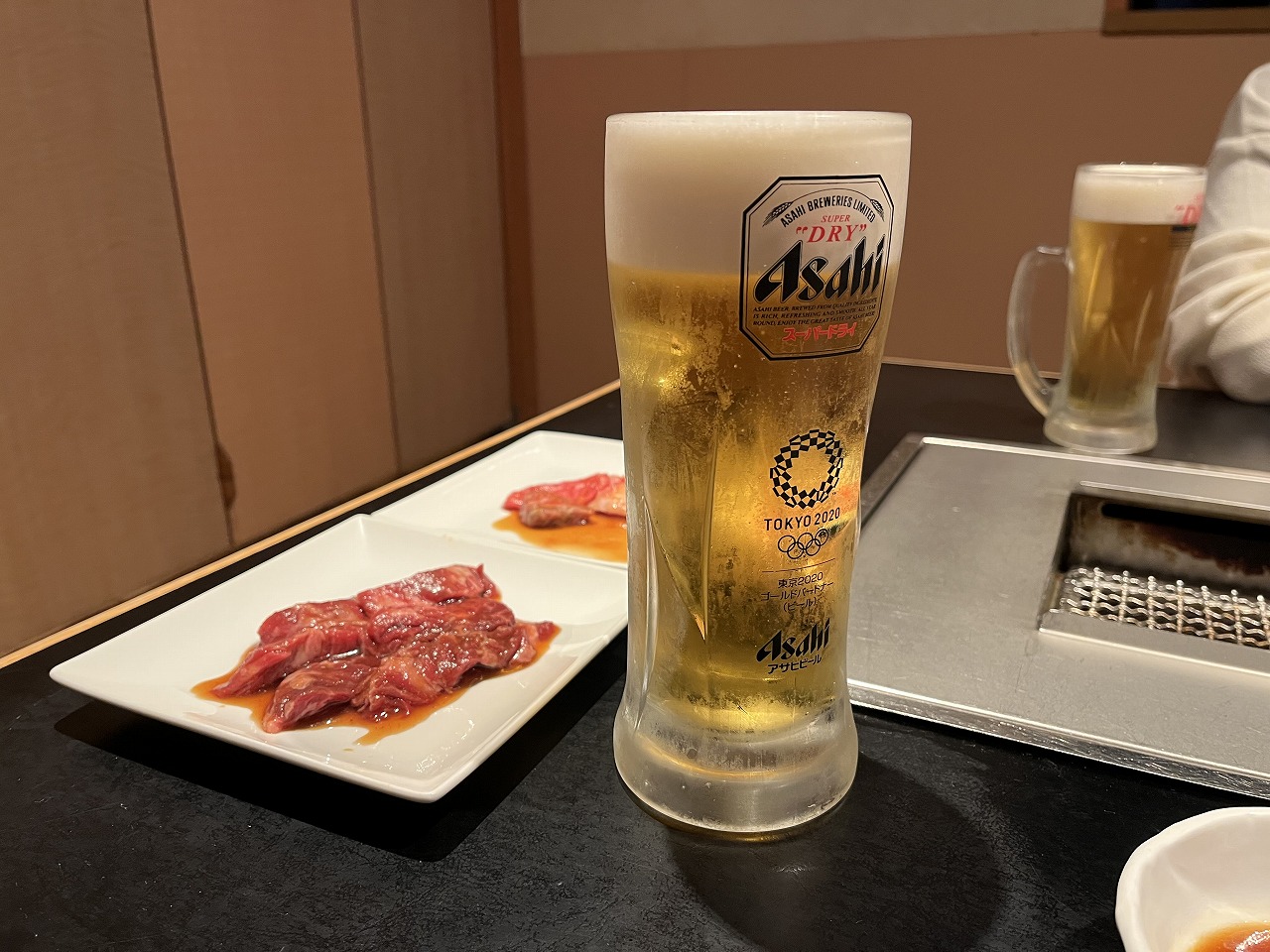 ビールとお肉