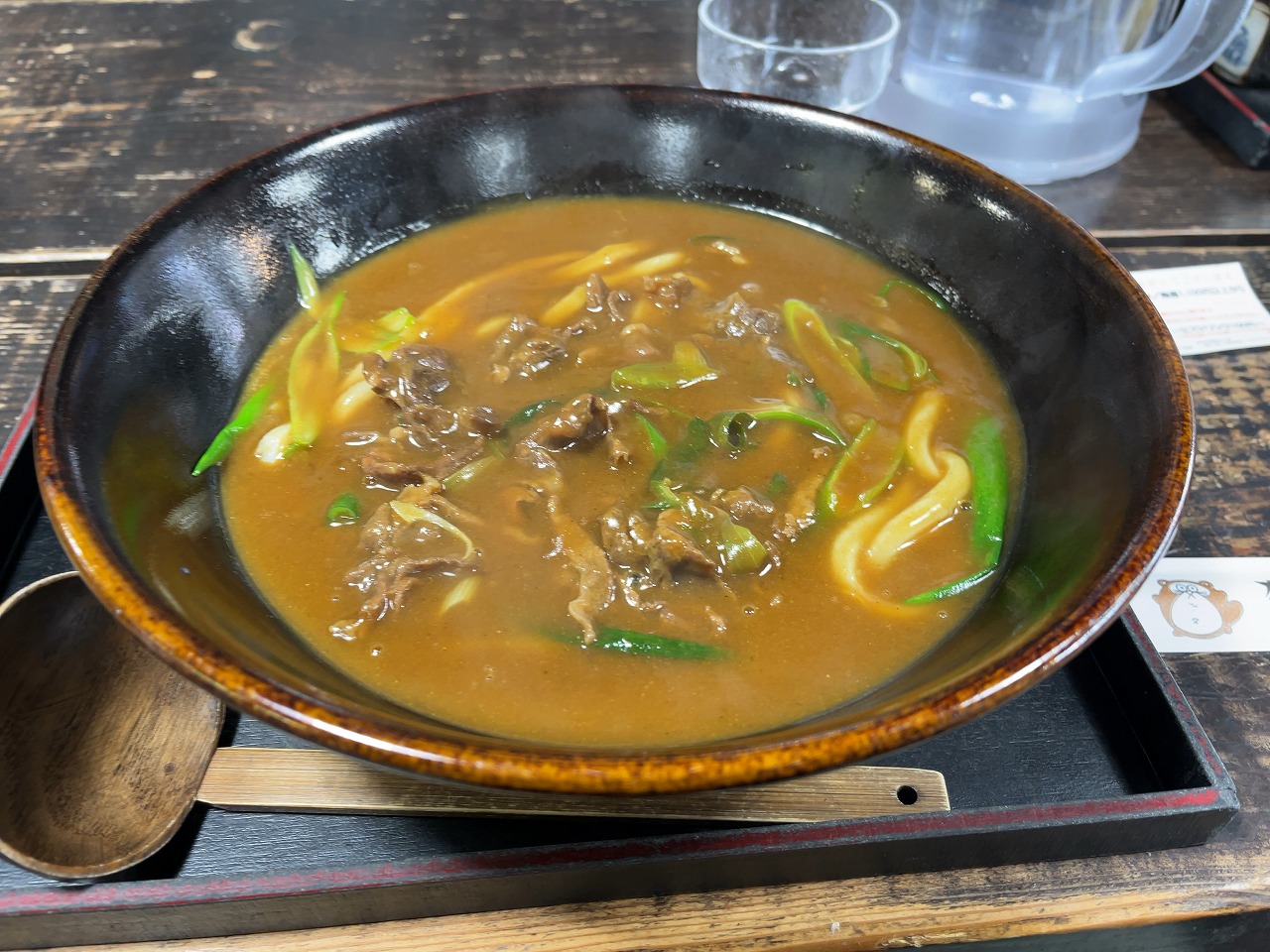 狸家分福のカレー肉うどん